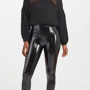 Spanx Patent Leather Leggings (M)